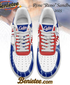 Alternative view of Ryne Sandberg x Chicago Cubs Air Low-Top Sneakers Shoes For Men And Women