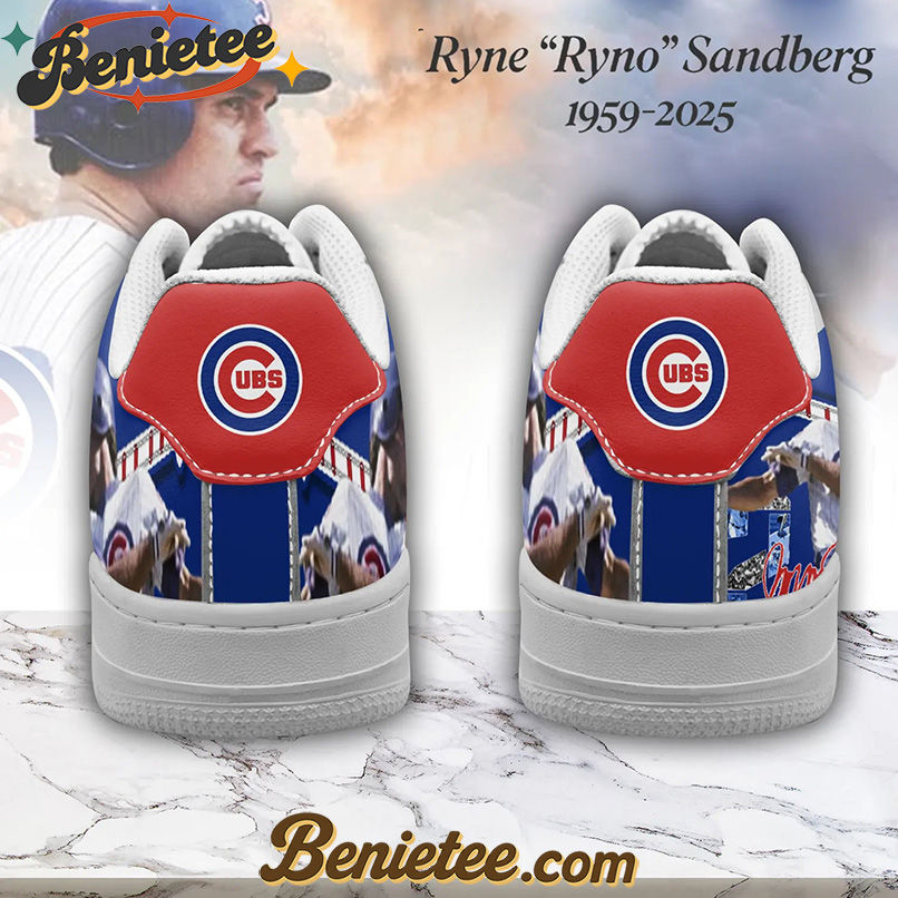 Ryne Sandberg x Chicago Cubs Air Low-Top Sneakers Shoes For Men And Women - Image 3