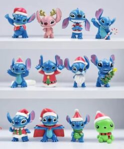 Stitch Advent Calendar Box Lilo Stitch Blind Box 24 Day Model Anime Figure Countdown Calendar Ornament Child Gk Christmas Gifts