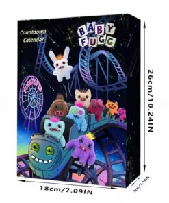 Alternative view of Nativity 2025 Christmas 3D Advent Calendar 24 Days Tooth Monster Figures Countdown Calendar Blind Boxe Christmas Gift Set New Year