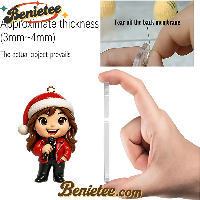 that Don’t Impress Me Much Premium Advent Calendar 2025 CHRISTMAS GIFT, CHRISTMAS IDEA, Christmas Countdown Advent Calendar Gift Box with 24 Acrylic Ornaments - Image 4