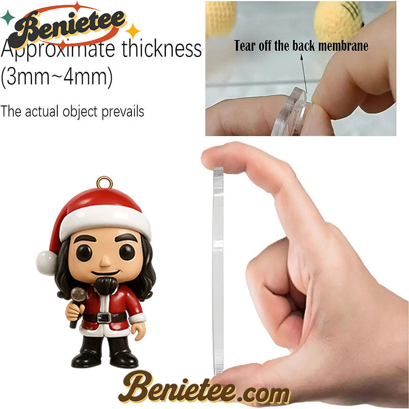 System of a Down Premium Advent Calendar 2025 CHRISTMAS GIFT, CHRISTMAS IDEA, Christmas Countdown Advent Calendar Gift Box with 24 Acrylic Ornaments - Image 2