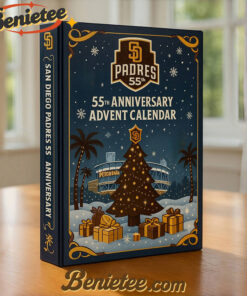 Alternative view of San Diego Padres Advent Calendar 2025 55th Anniversary Christmas Gift, Christmas Idea, Christmas Countdown Advent Calendar Gift Box with 24 Acrylic Ornaments