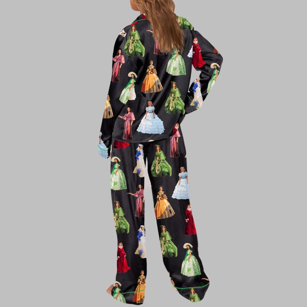 Scarlett Vintage Pajama Set For Women - Image 3