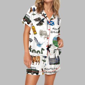 Scottish Highlands Travel Pajama Set