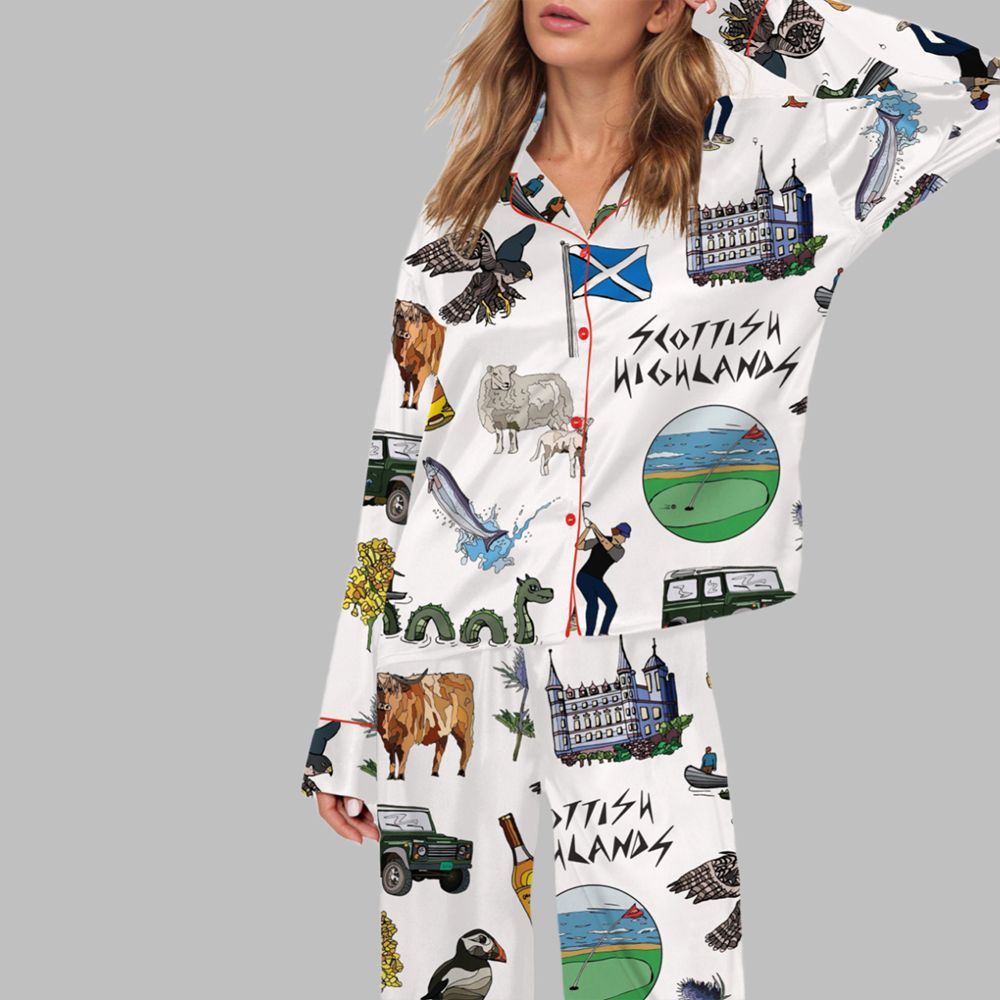 Scottish Highlands Travel Pajama Set - Image 2