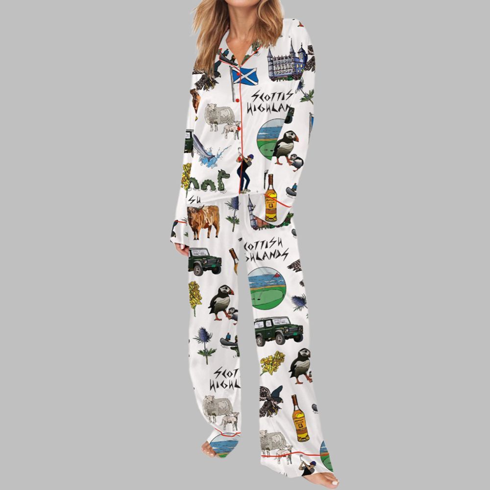 Scottish Highlands Travel Pajama Set - Image 3