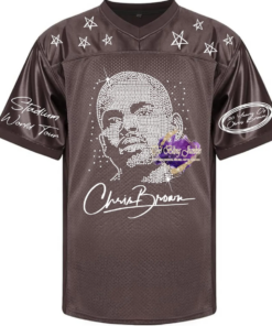 Alternative view of Breezy Bowl Bling Jersey, Chris Brown Jersey, Breezy Bowl Tour 2025