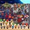 2025 New Marvel 24pcs Advent Calendar Spider-Man Iron Man Model Pvc Kids Gifts
