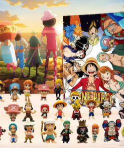 2025 One Piece Christmas Countdown Calendar Fun 24 Days Blind Box