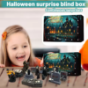 Halloween 3D Resin Decorative Countdown Blind-box 24 Pieces 3D Spooky Figures Countdown Calendar for Living Room Shelf Gifts
