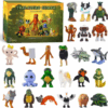 Tralalero Tralala Christmas Advent Calendar Italian Brainrot Tungtung Sahur 24 Days Xmas Countdown Action Figures Kids Toys Gift