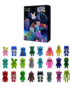 Nativity 2025 Christmas 3D Advent Calendar 24 Days Tooth Monster Figures Countdown Calendar Blind Boxe Christmas Gift Set New Year