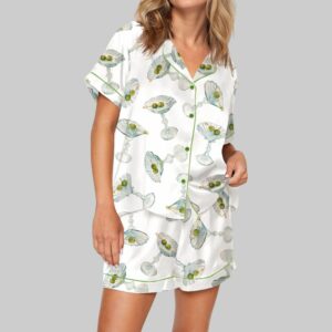 Seashell Martini Pajama Set For Women