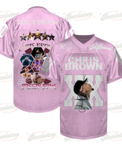 Chris Brown Breezy Bowl Football Jersey, Breezy Bowl XX Tour 2025 Football Jersey