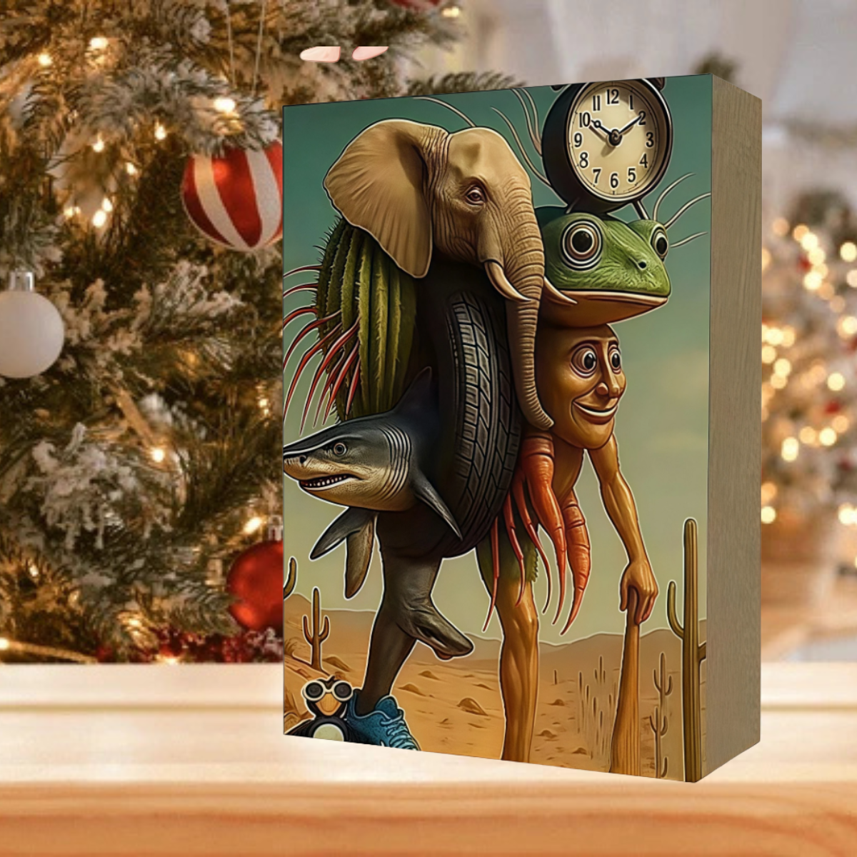 3D Tung Sahur Advent Calendar Tralalero Tralala 24 Days Tung Sahur Italian Brainrot Countdown Calendar Collection Decoration