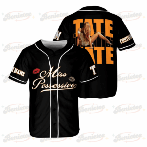 Personalized Tate McRae T8 Baseball Jersey, Tate McRae Baseball Jersey, Tate McRae Miss Possessive Tour 2025 Baseball Jersey