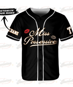 Alternative view of Personalized Tate McRae T8 Baseball Jersey, Tate McRae Baseball Jersey, Tate McRae Miss Possessive Tour 2025 Baseball Jersey