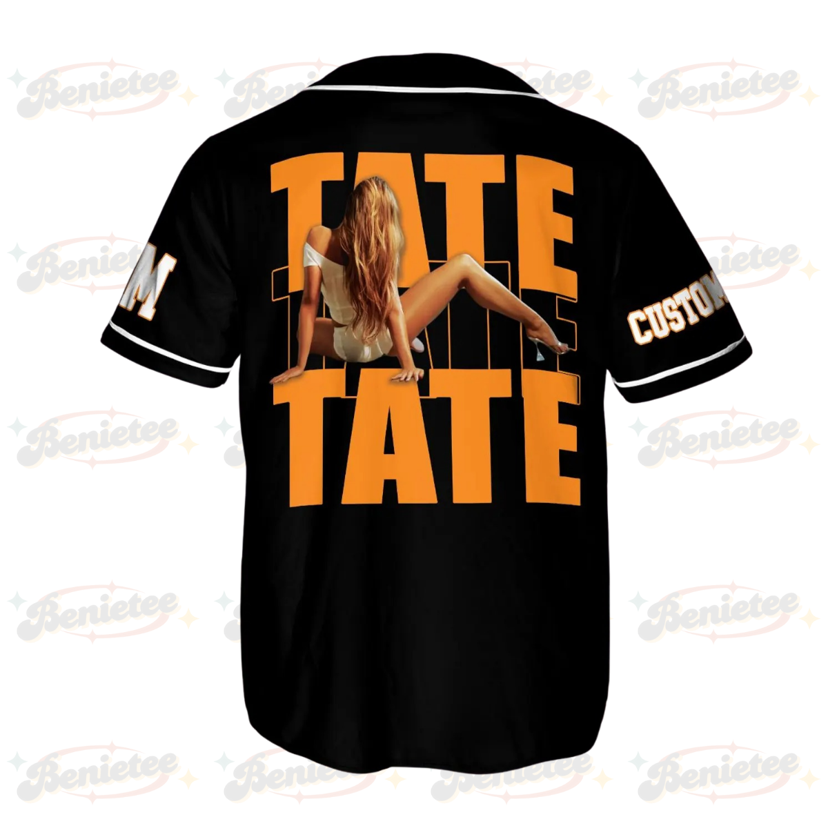 Personalized Tate McRae T8 Baseball Jersey, Tate McRae Baseball Jersey, Tate McRae Miss Possessive Tour 2025 Baseball Jersey - Image 3