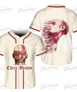 Chris Brown Tour Baseball Jersey, Breezy Bowl XX Music Tour 2025 Baseball Jersey