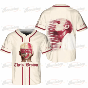 Chris Brown Tour Baseball Jersey, Breezy Bowl XX Music Tour 2025 Baseball Jersey