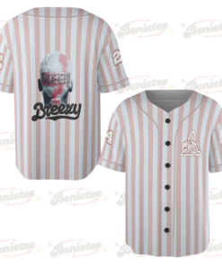 Custom Number Chris Brown Baseball Jersey, Breezy Bowl XX Tour 2025 Baseball Jersey