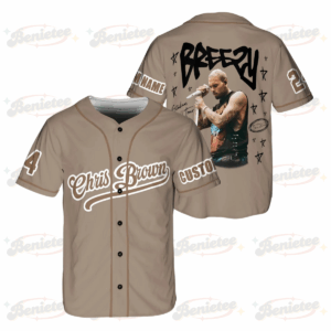Personalized Chris Brown Tour Baseball Jersey, Breezy Bowl XX Music Concert Tour 2025 Baseball Jersey