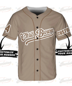 Alternative view of Personalized Chris Brown Tour Baseball Jersey, Breezy Bowl XX Music Concert Tour 2025 Baseball Jersey