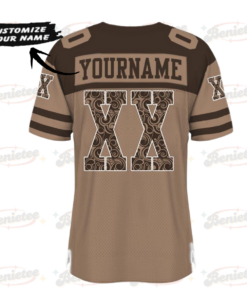 Alternative view of Custom Chris Brown Breezy Bowl Football Jersey, Breezy Bowl XX Tour 2025 Football Jersey