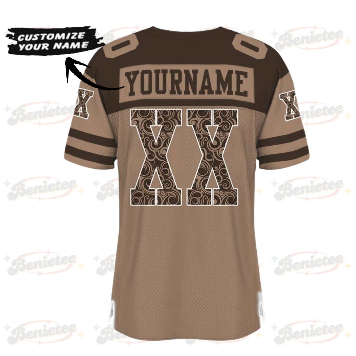 Custom Chris Brown Breezy Bowl Football Jersey, Breezy Bowl XX Tour 2025 Football Jersey - Image 2