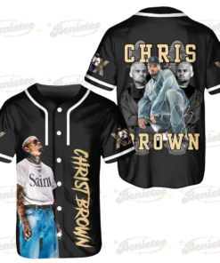 Chris Brown Breezy Bowl XX Baseball Jersey, Breezy Bowl XX Music Tour 2025 Baseball Jersey