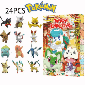 Pokemon 24 Days Christmas Countdown Calendar Figure Advent Box Christmas Mystery Box Doll Anime Peripheral Figuras Gift for Kids