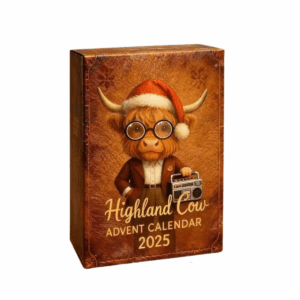 Miniso Highland Cow Christmas Countdown Calendar 2025 Trendy Blind Box Toy Unique Scottish Theme Secret Gift Opening Experience