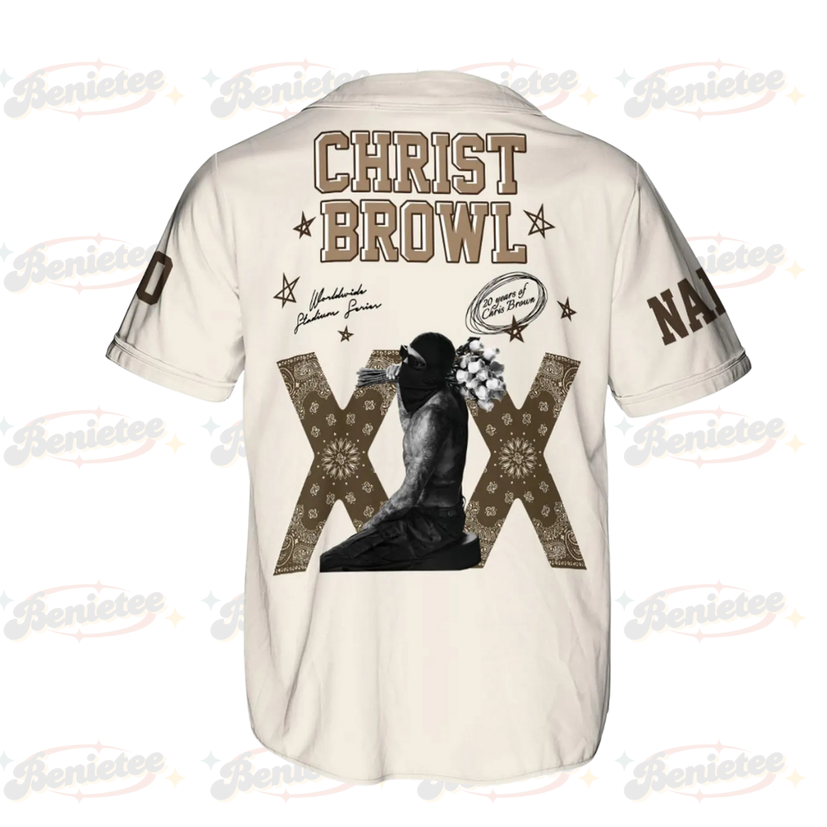Personalized Chris Brown Breezy Bowl XX Tour 2025 Jersey, Chris Brown Breezy Bowl (Copy) - Image 3
