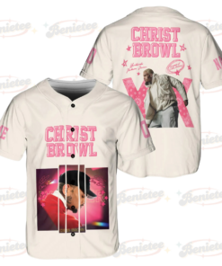 Personalized Chris Brown Tour Jersey, Breezy Bowl XX 2025 Baseball Shirt