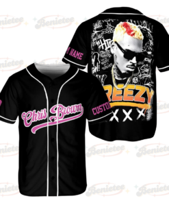 Custom Chris Brown Breezy Bowl XX Tour 2025 Jersey, Chris Brown Breezy Bowl