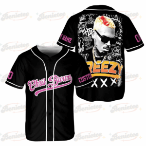 Custom Chris Brown Breezy Bowl XX Tour 2025 Jersey, Chris Brown Breezy Bowl