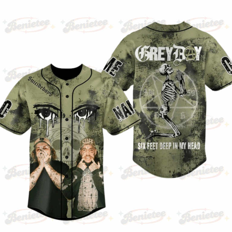 New Unisex Suicideboy Grey Day Tour Concert 2025 Baseball Jersey