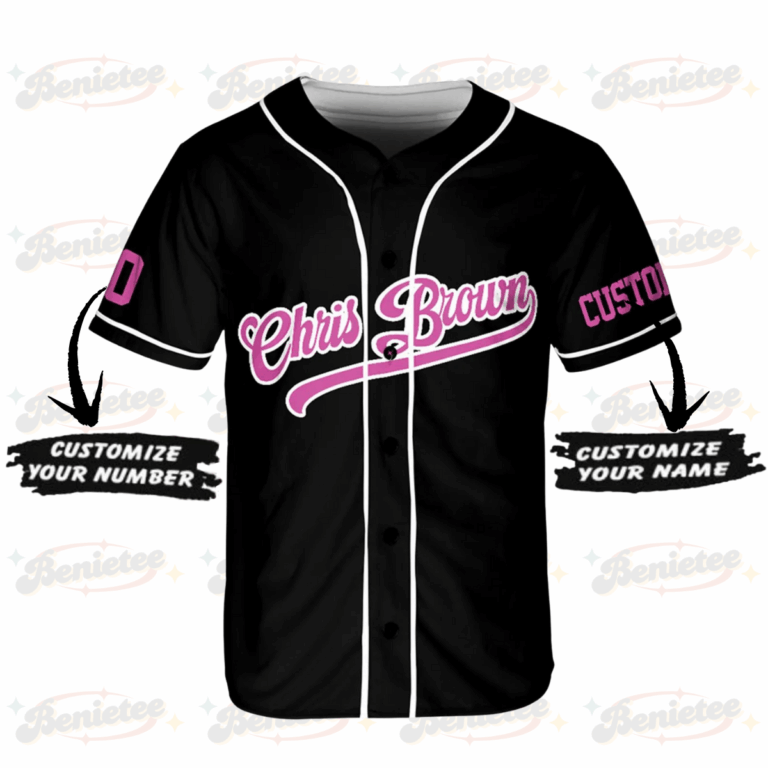 Alternative view of Custom Chris Brown Breezy Bowl XX Tour 2025 Jersey, Chris Brown Breezy Bowl