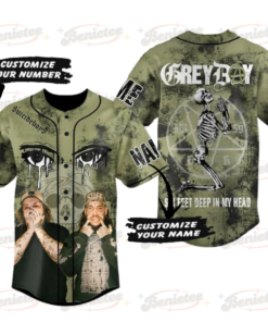 Alternative view of New Unisex Suicideboy Grey Day Tour Concert 2025 Baseball Jersey