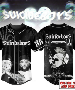 Suicideboys Grey Day Tour 2025 Dark Personalized Baseball Jersey
