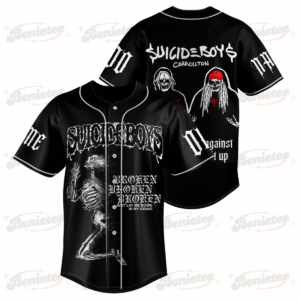 Personalized Suicideboys Carrollton Slap My Face Against A Pill To Crush It Up Personalized Baseball Jersey