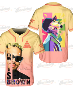 Chris Brown Breezy Bowl XX Baseball Jersey, Chris Brown Tour 2025 Baseball Jersey