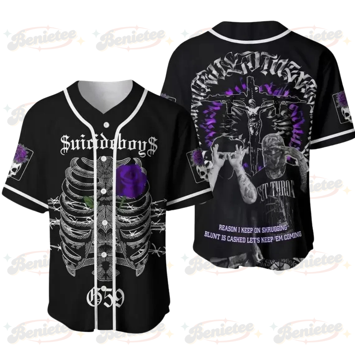 Suicideboy G59 Concert Tour 2025 Baseball Jersey, Greyday Tour Shirt, City Morgue Shirt