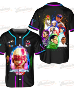 Chris Brown Breezy Bowl XX Baseball Jersey, Chris Brown Tour 2025 Baseball Jersey