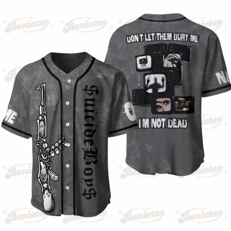 Personalized Suicideboys Music Tour 2025 Baseball Jersey Men's