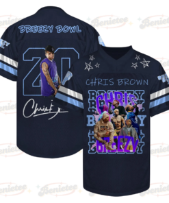 Custom Chris Brown Breezy Bowl Football Jersey, Breezy Bowl XX Tour 2025 Football Jersey