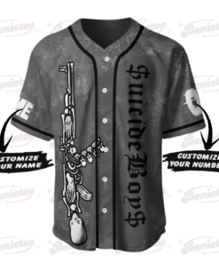 Alternative view of Personalized Suicideboys Music Tour 2025 Baseball Jersey Men's