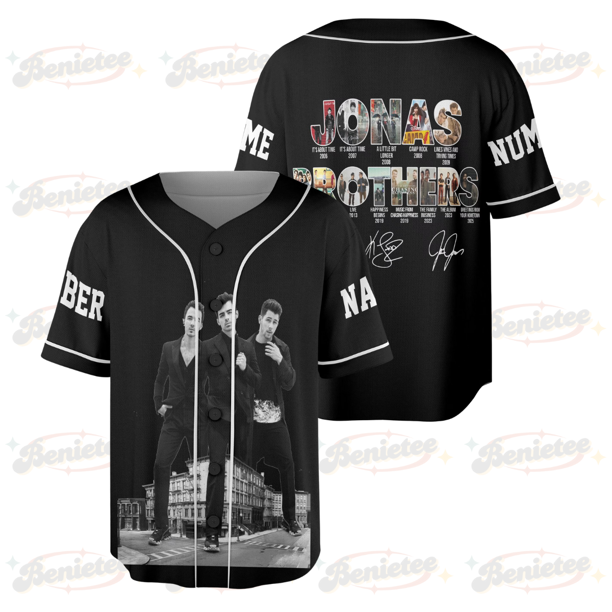 Personalized JONAS20: Greetings From Your Hometown Tour Baseball Jersey Jersey, Custom Name Concert Tour 2025 Merch Baseball Jersey