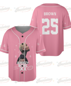 Personalized Chris Brown Tour 2025 Baseball Jersey, Chris Brown 2025 Baseball Jersey